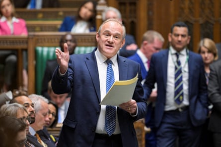 Ed Davey, the leader of the Liberal Democrats.
