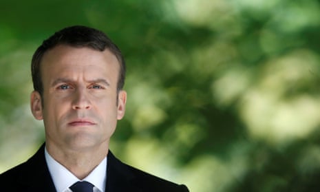 The French president-elect, Emmanuel Macron