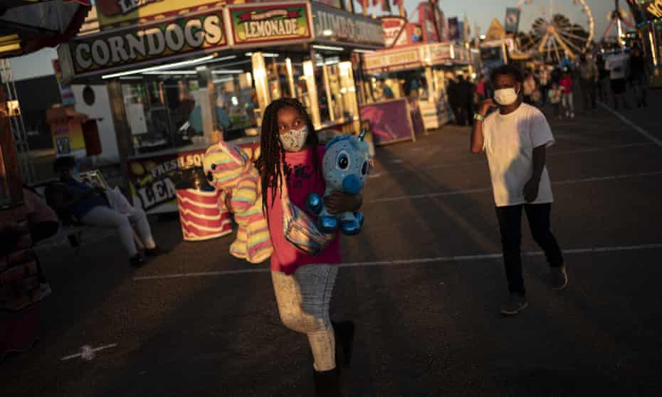The Mississippi state fair in Jackson in October