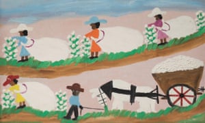 Clementine Hunter - Picking Cotton, 1968