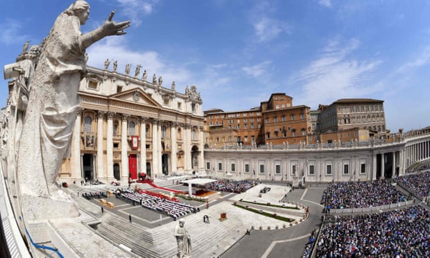 Saint Peter’s square at the Vatican
