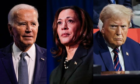 When shall we three meet again, in thunder, lightning or in rain? Biden, Kamala Harris, Donald Trump.