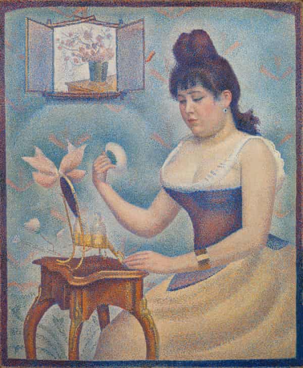 Seurat’s Young Woman Powdering Herself, c1888-90.