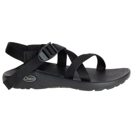 black sandals
