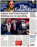 Guardian front page, Friday 8 November 2019