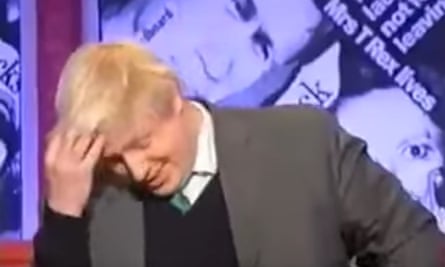 Boris Johnson endears himself to the nation on Have I Got News For You, with a spot of hair-ruffling.
