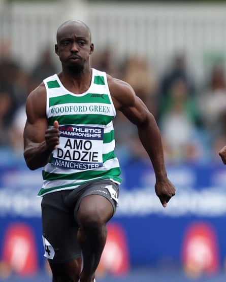 Eugene Amo-Dadzie running