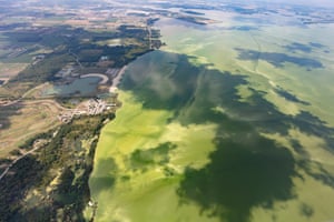 Lake Erie algae bloom in August 2019.
