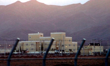 An exterior view of the nuclear enrichment plant of Natanz, in central Iran, 18 November 2005,