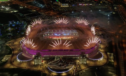The Ahmad bin Ali stadium, Qatar.