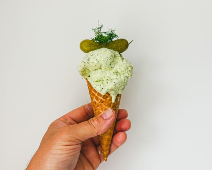 How to turn gherkin brine into a savoury ice-cream – recipe | Waste not