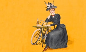 An advertisement for Stowerâs Lime Juice Cordial from around 1898 showing a fashionable Victorian woman relaxing while having a refreshing drink.