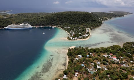 Aerial view of Port Vila, Vanuatu