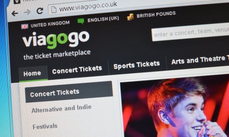 Viagogo.co.uk website screenshot