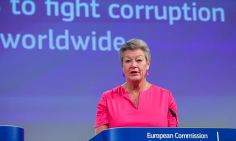 The EU’s home affairs commissioner, Ylva Johansson