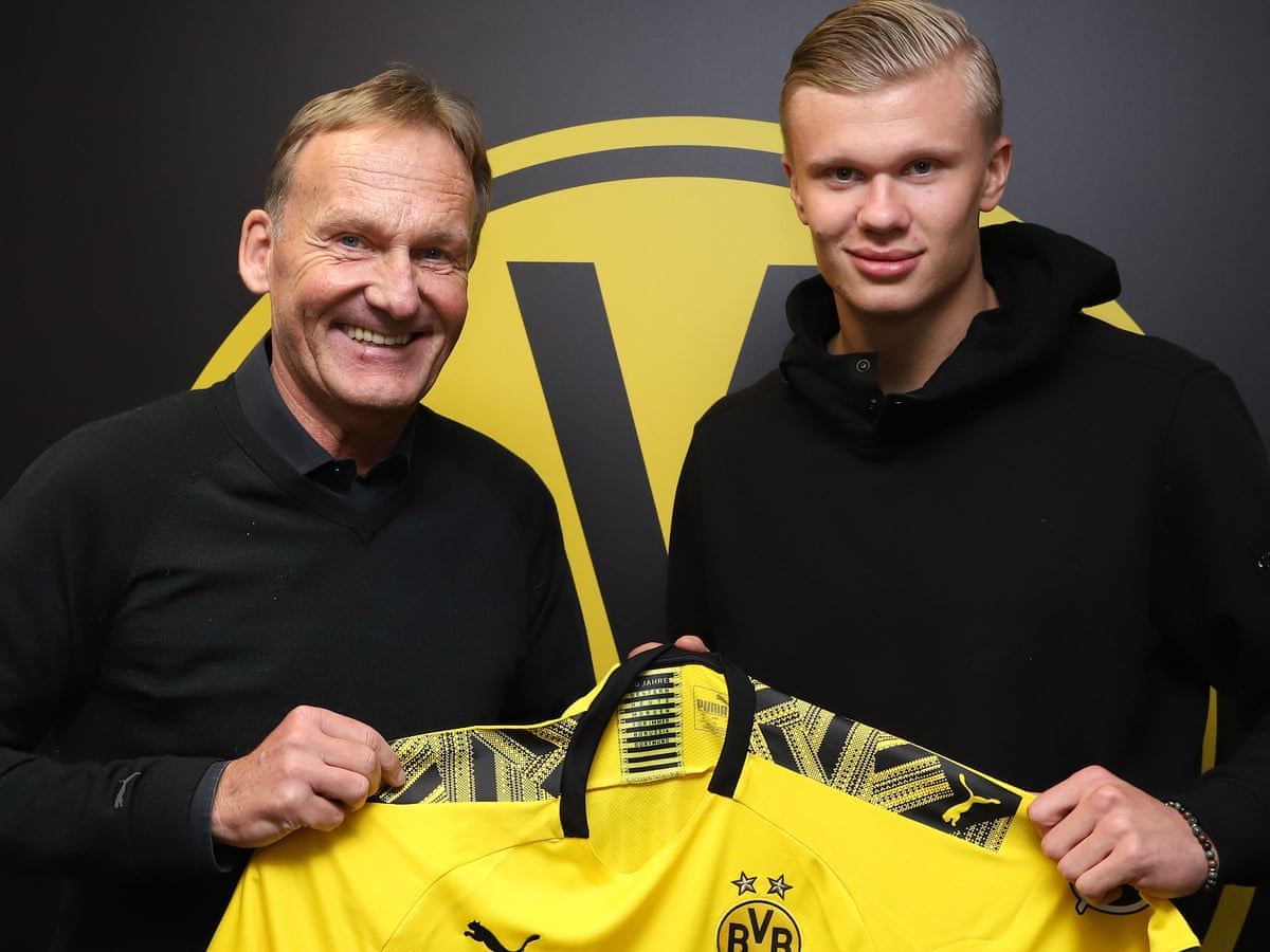 Borussia Dortmund Sign Erling Braut Haaland From Rb Salzburg For 22 5m Borussia Dortmund The Guardian