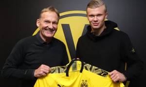 Borussia Dortmund Sign Erling Braut Haaland From Rb Salzburg For 22 5m Football The Guardian