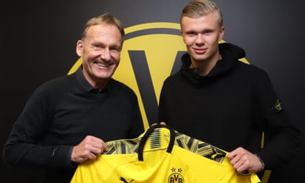 Borussia Dortmund Sign Erling Braut Haaland From Rb Salzburg For 22 5m Borussia Dortmund The Guardian