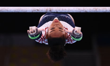 The French gymnast Melanie De Jesus Dos Santos