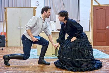 Dino Fetscher and Mason Alexander Park during rehearsals