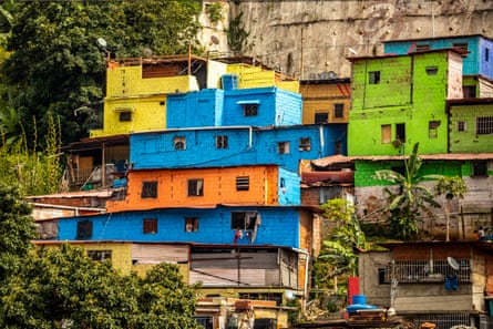 Colorful residential buildings in Caracas