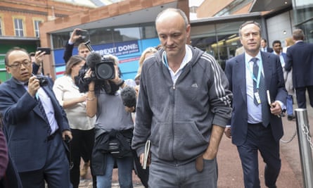 Dominic Cummings pictured at the Conservative party conference in September 2019.