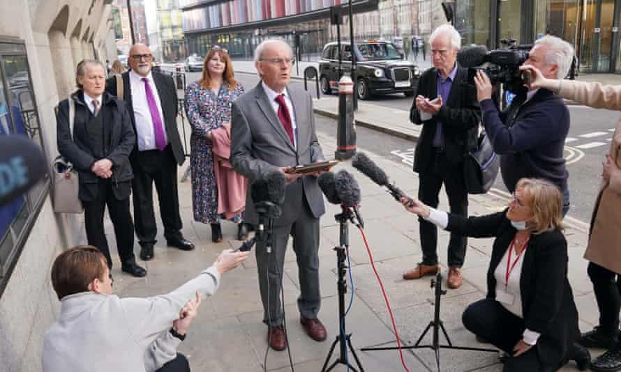 Why the Birmingham Six’s story must not be forgotten | Birmingham Six 3 Chris Mullin outside court last week after his successful defence of his right to keep his sources anonymous.