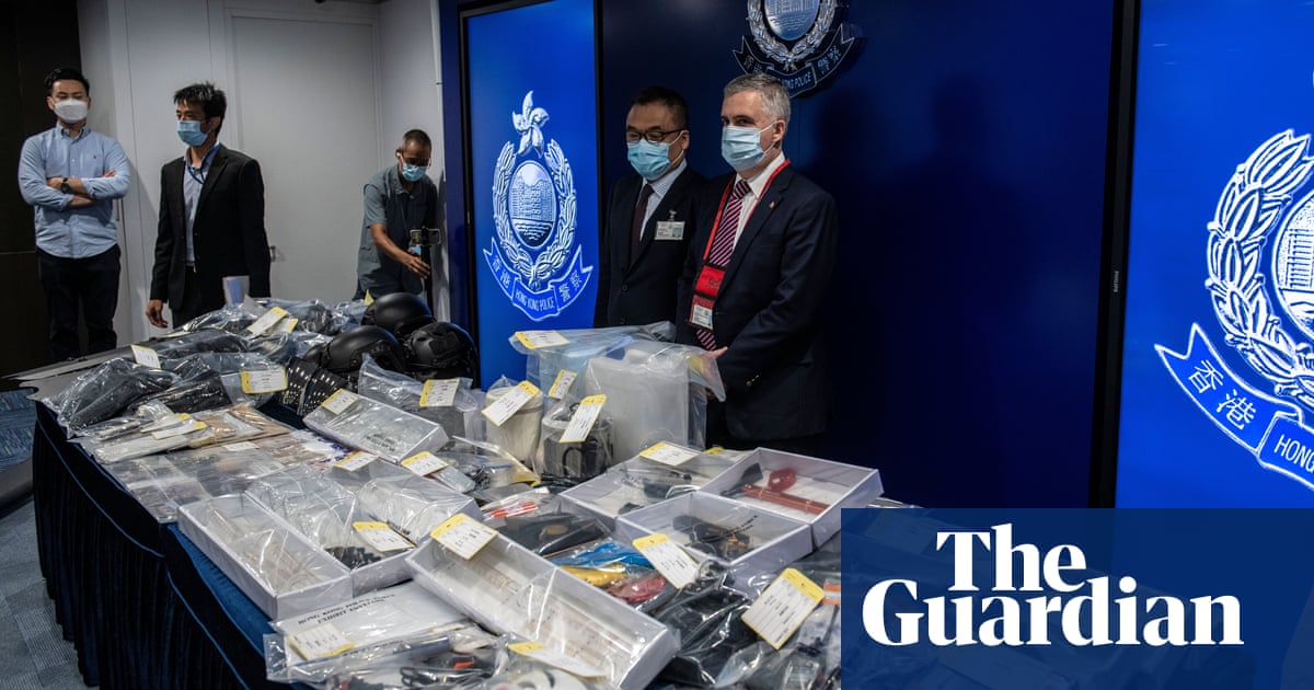 Hong Kong police say nine arrested over alleged bomb plot