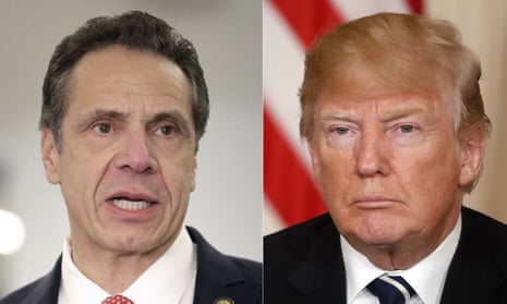 Cuomo wins praise for 'wisdom' amid coronavirus crisis as Trump blusters | Coronavirus | The Guardian
