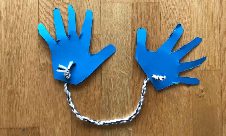 Cardboard virtual hug