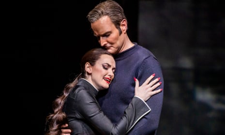 Gloriously imperious ... Jennifer France and Nicholas Lester in Orphée by Philip Glass.