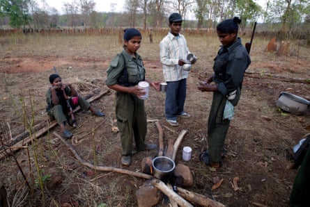 Naxalite members – officially the Communist Party of India (Maoist) – April 2007.