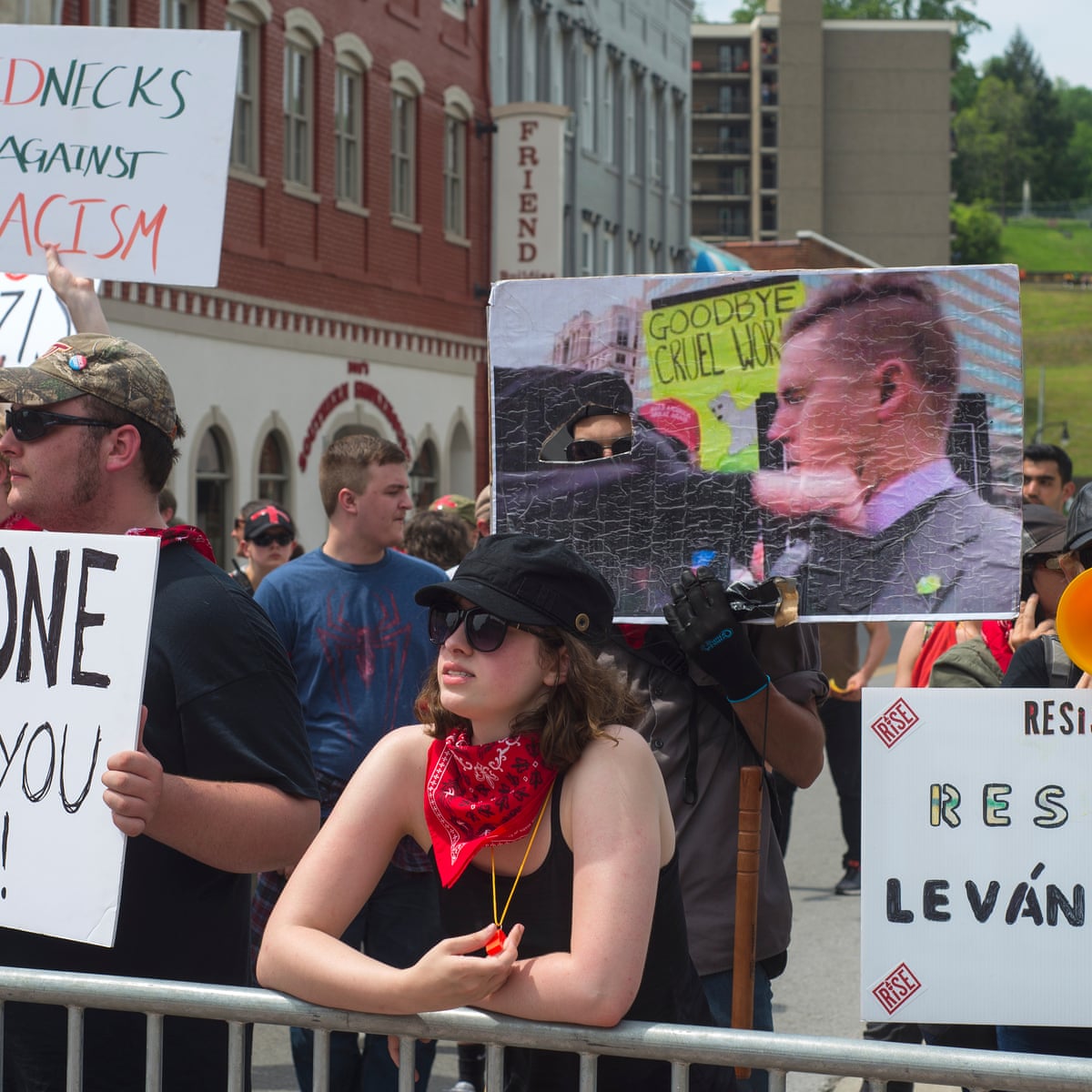 Neo Nazis And Anti Fascist Protesters Leave Kentucky After Standoff Us News The Guardian