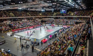 While Mavericks beat Storm in front of 6,000 fans, many Superleague matches are played out in front of just 800 in university sports halls.