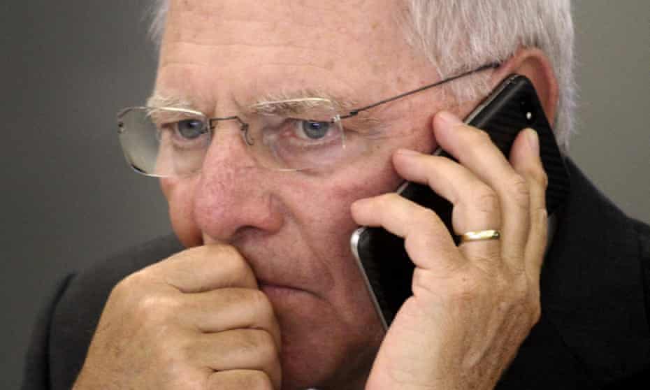 Wolfgang Schäuble: ‘an ordinary politician repeating old mistakes’.