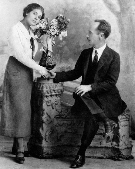 Tina Modotti and Edward Weston in 1924.