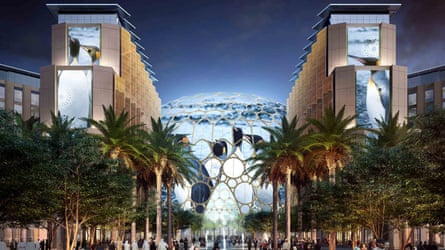 An artist's impression of Expo 2020 in Dubai