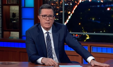 Stephen Colbert breaks down Alan Dershowitz's 'crazy, corrupt argument' | Late-night TV roundup | The Guardian
