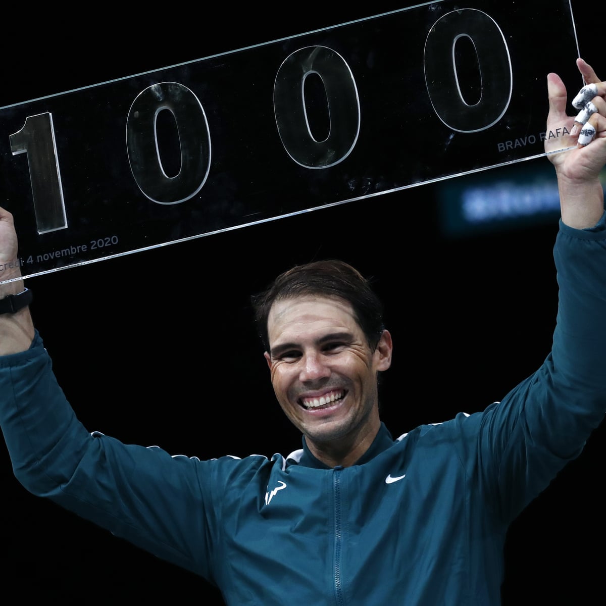 Rafael Nadal Shakes Off Rust To Beat Lopez And Join Atp S 1 000 Club Sport The Guardian