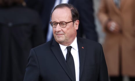 French former president Francois Hollande.