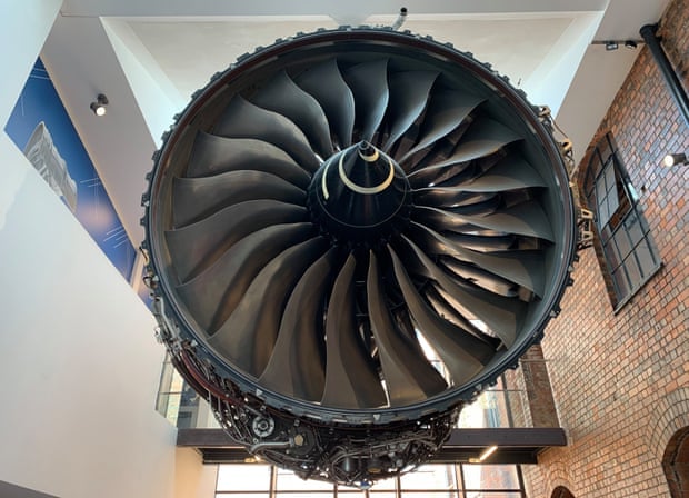 A jet engine at the Museum of Making, Derby