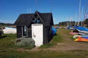 The Ferryman's Hut, a tiny local history museum in the black wooden hut from which passengers would be rowed across the Aln