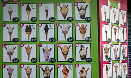 Ice cream options in Skegness