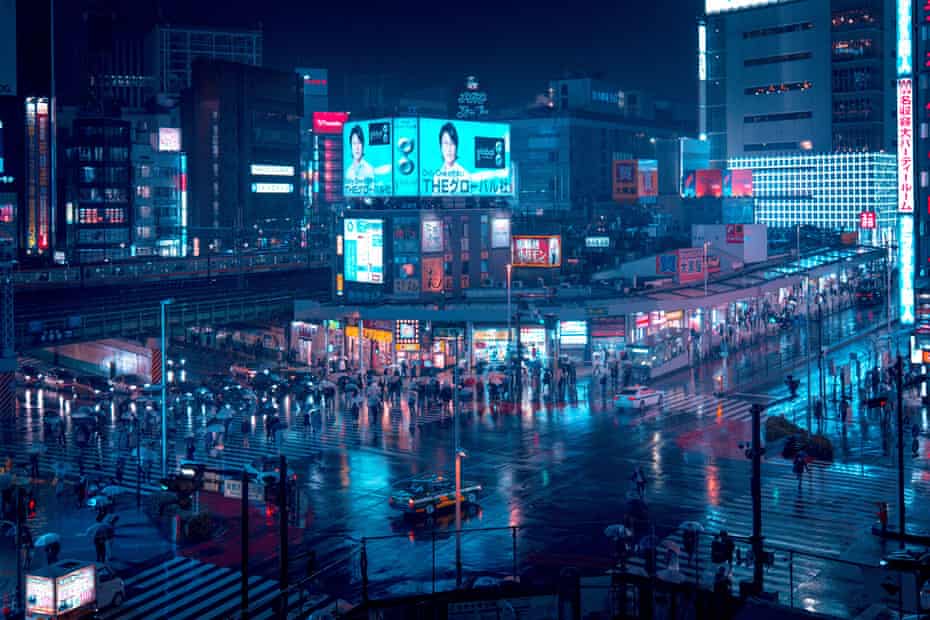 An image of Tokyo from Cody Ellingham's Derive series