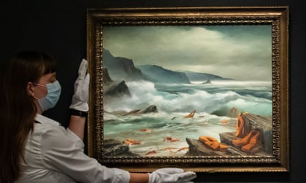 Banksy 'Mediterranean Sea View 2017' Auction