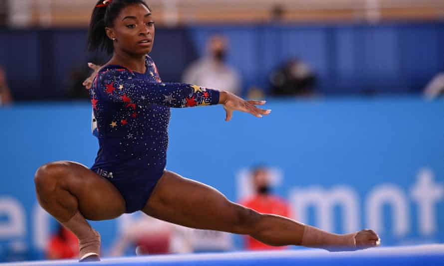 Simone Biles on last Olympic chance after withdrawal from floor final | Simone  Biles | The Guardian