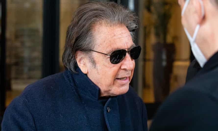 Riprese di Al Pacino House di Gucci a Milano.