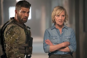 As Patricia Campbell with Mike Vogel as Captain Adam Dalton, The Brave - Season 1