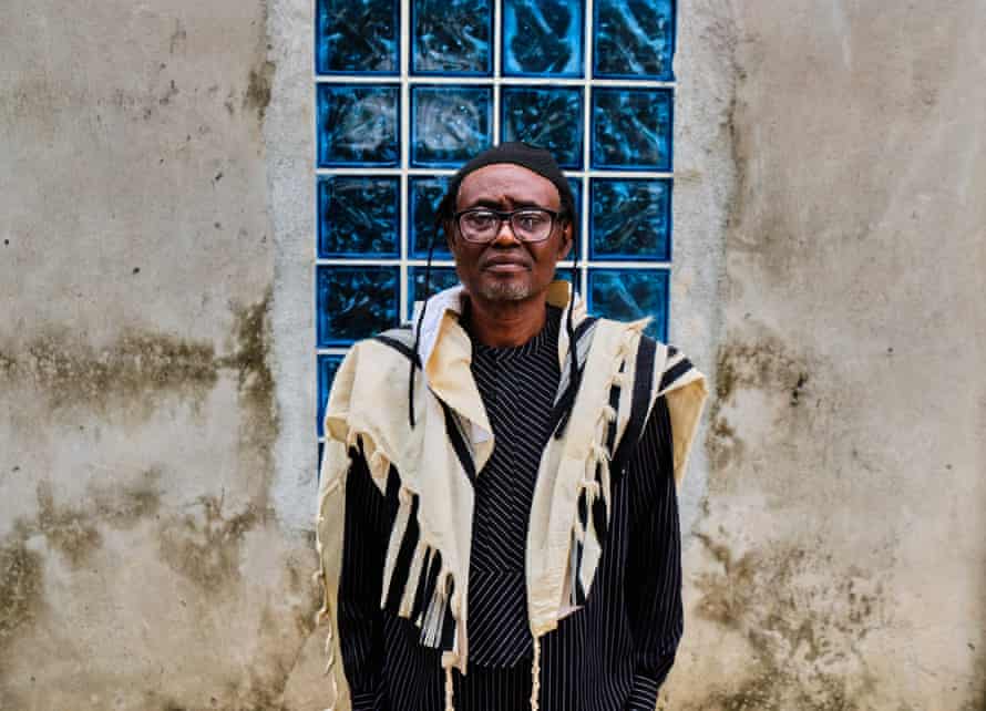 Eben Cohen, who teaches Hebrew across Nigeria.