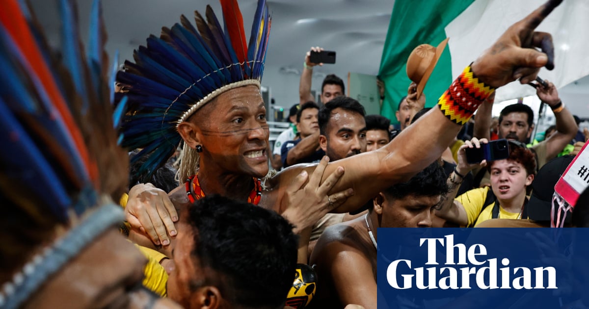 Tussles break out between protesters and security at Cop30 in Brazil
